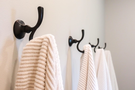 Towels on Hooks